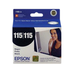 115 (x2) Epson Negro T115126