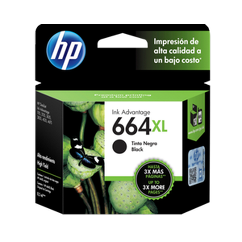 664XL HP Negro F6V31AL 664XL HP Negro F6V31AL