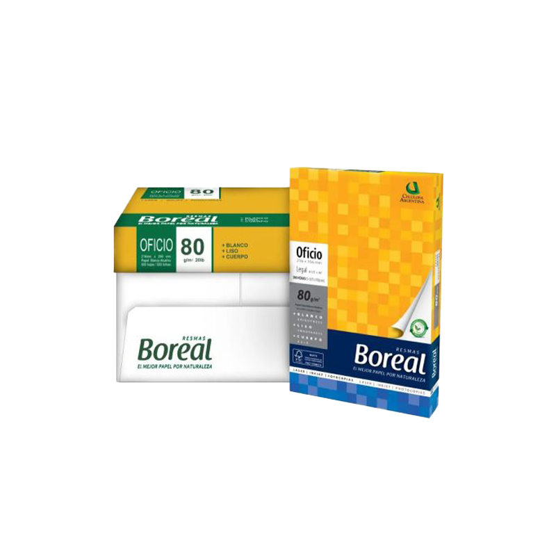 Resma Boreal Oficio 80 Gr. Resma Boreal Oficio 80 Gr.