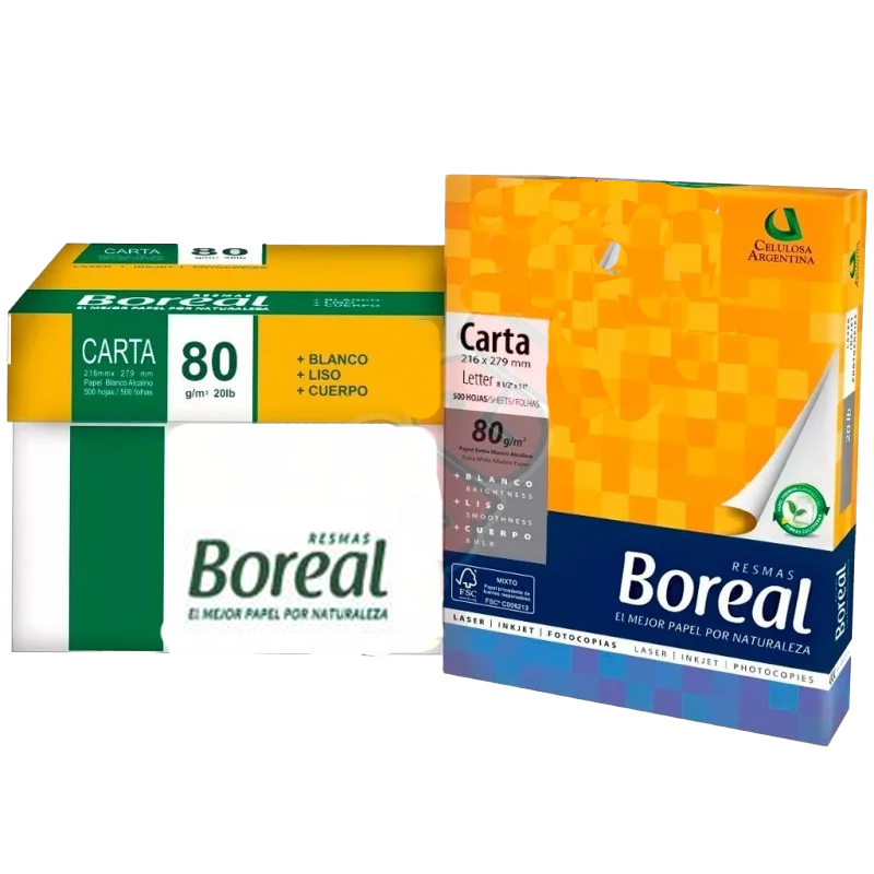 Resma Boreal Carta 80 Gr. Resma Boreal Carta 80 Gr.