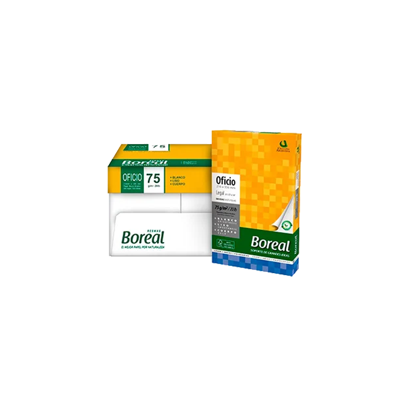 Resma Boreal Oficio 75 Gr. Resma Boreal Oficio 75 Gr.