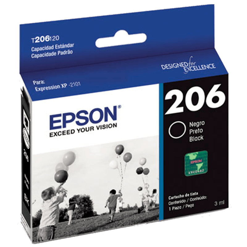 206 Epson Original Negro