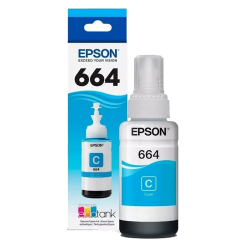 664 Tinta Epson Colores - Cian